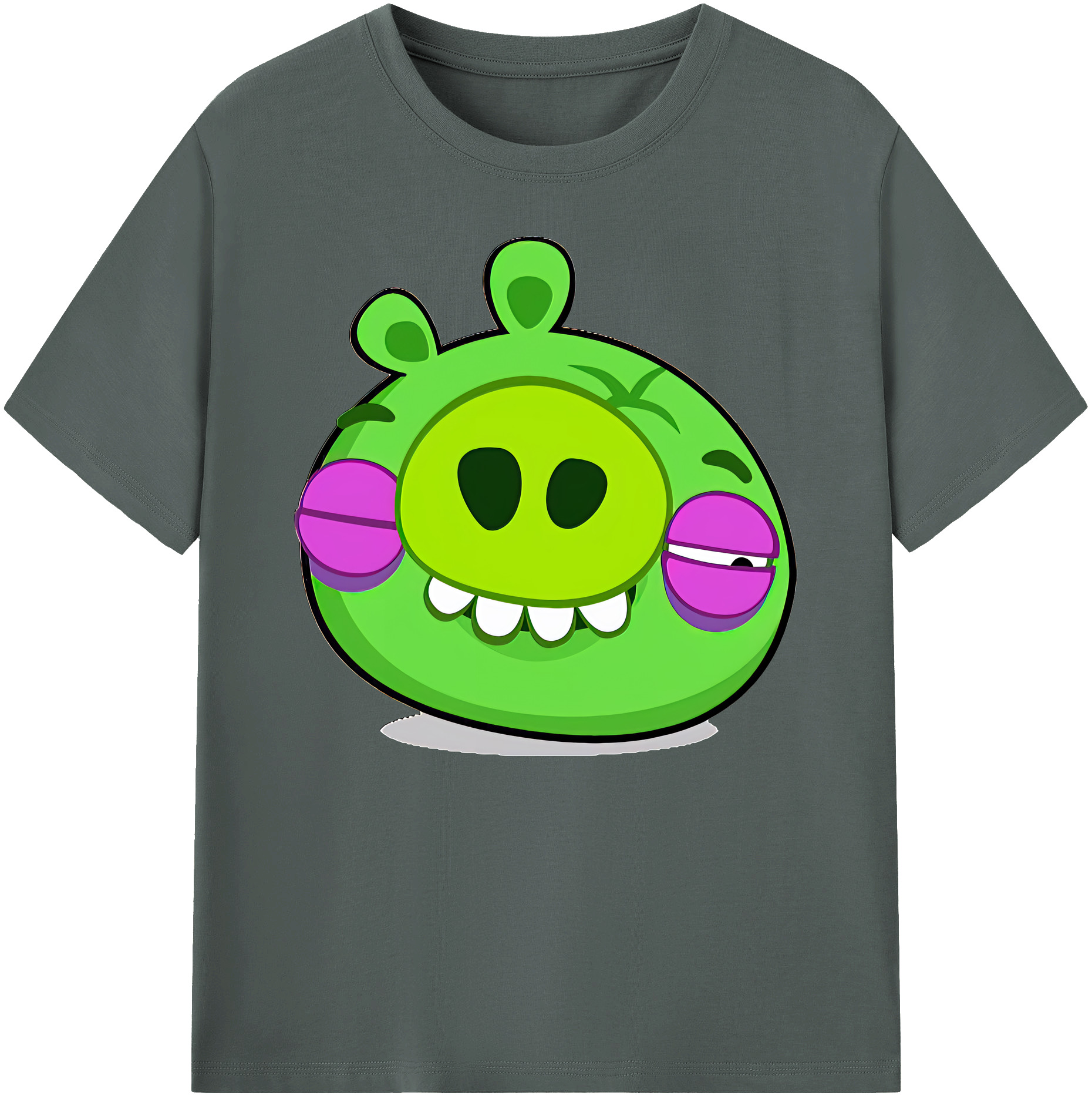 （画像用） Angry Birds アングリーバード 綿100％ メンズ半袖Tシャツ｜肌触りやわらか＆通気性